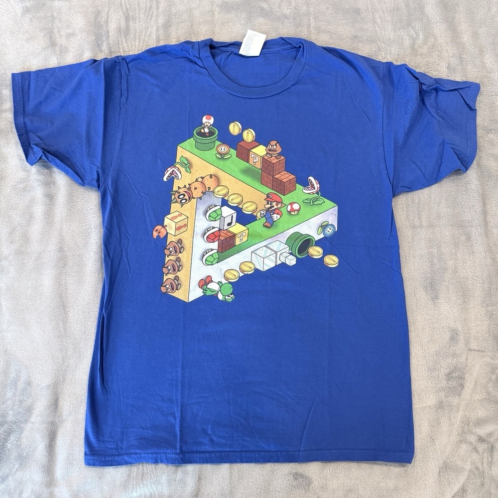Lot 10 Mens M Video Game Graphic T Shirts Nintendo Zelda Mario Pokemon Shirt Lot - Picture 12 of 16
